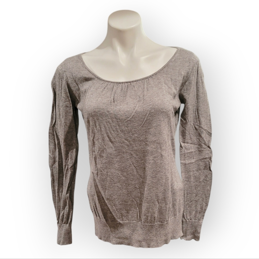 Banana Republic Womens Medium Grey Boat Neck Sweater